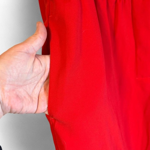 Katie Sturino The Drop cherry red wide-leg jumpsuit - Picture 8 of 8